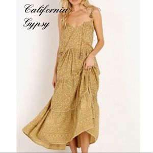 Gypsy Boho Leopard Dress